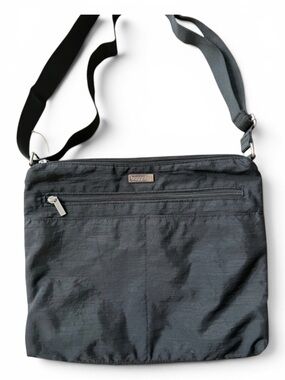 Baggallini Black Double Zip Crossbody Bag